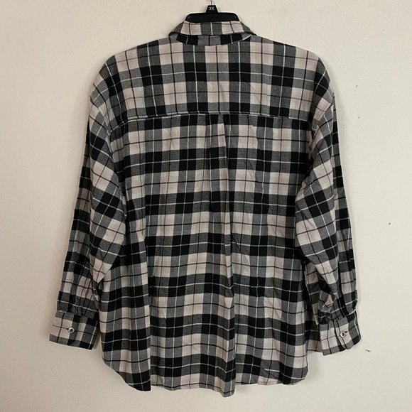 Levis Silvertab Oversized Plaid Flannel Shirt 2X - Picture 4 of 9